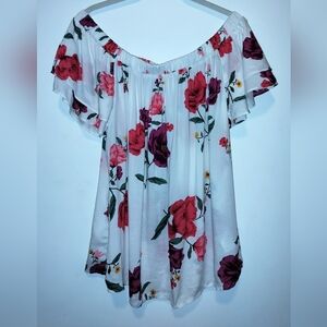 NWT Old Navy Women's Floral Off-Shoulder Top XL